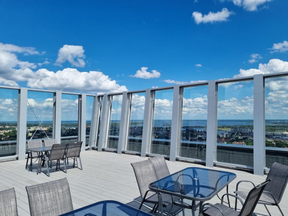 Jbhotels Apartament Comfort Hanza Tower Szczecin Exteriör bild